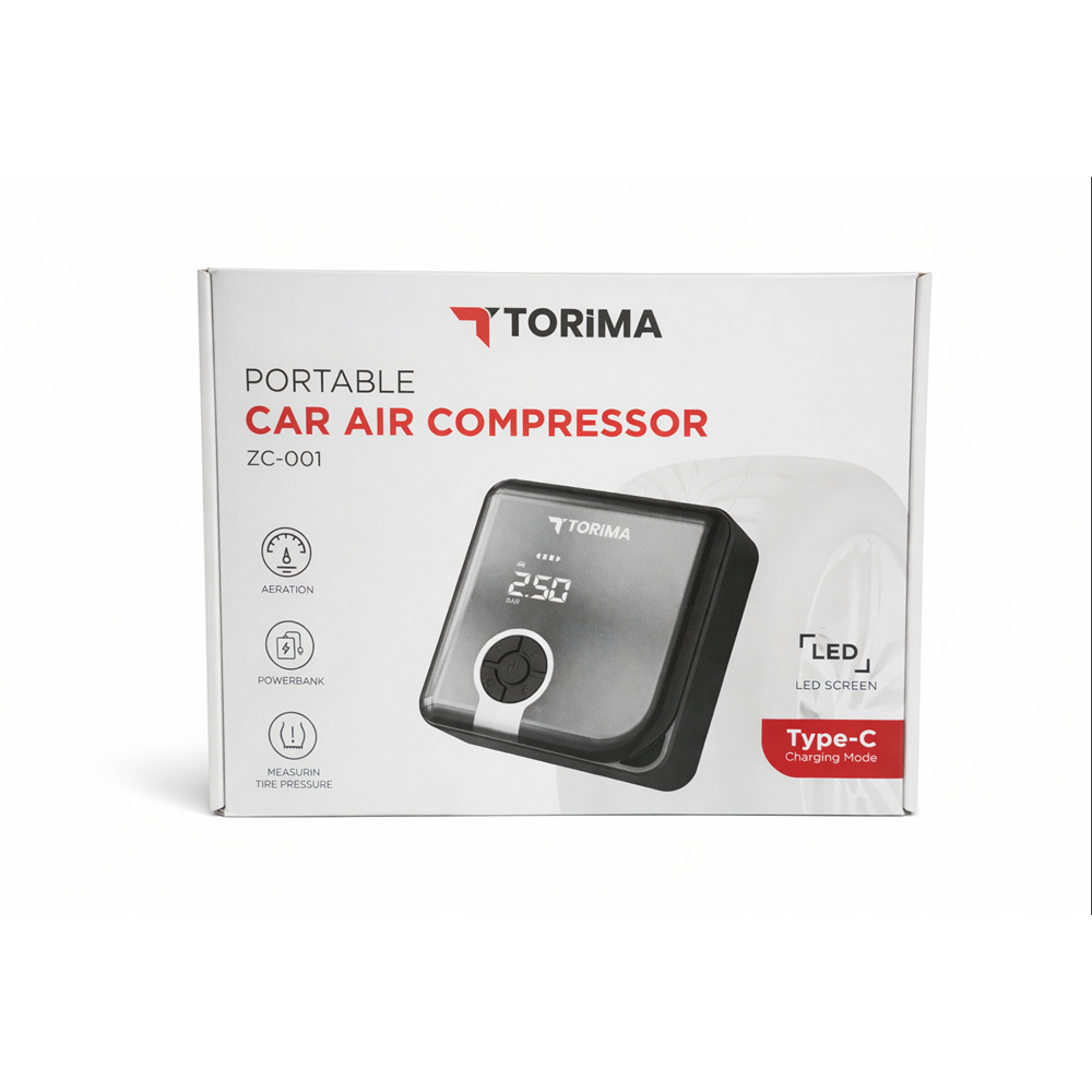 TORİMA PORTABLE CAR AIR COMPRESSOR ZC-001