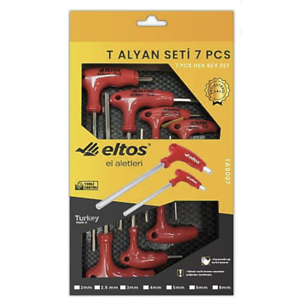 ELTOS T ALYAN SETİ 7 PCS TAS007