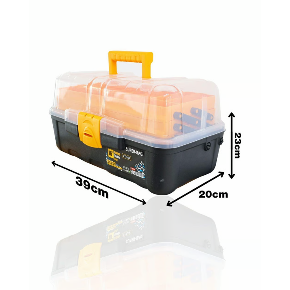 SUPER-BAG ASR-5038 16 LIK & 3 RAFLI BALIKÇI TAKIM ÇANTASI