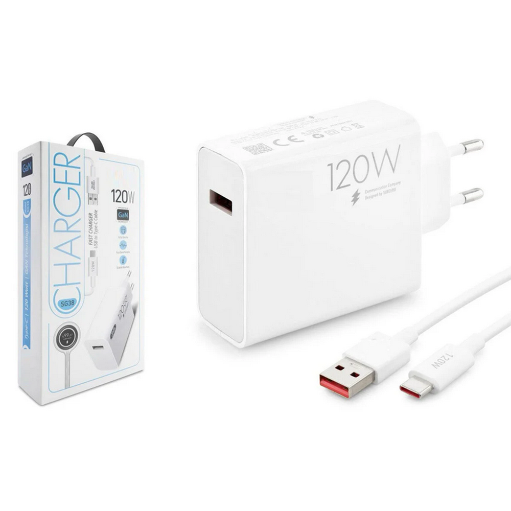 SUBZERO CHARGER USB TO TYPE-C CABLE 120W SG38