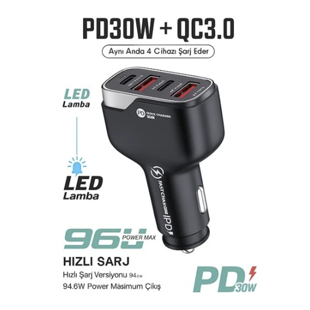 CARBOON RAPİD CHARGE PD ADAPTER MS-CC216 96W