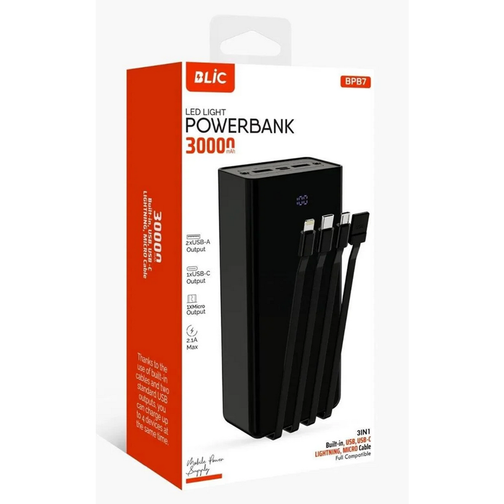 BLIC 30000 MAH POWERBANK BPB7