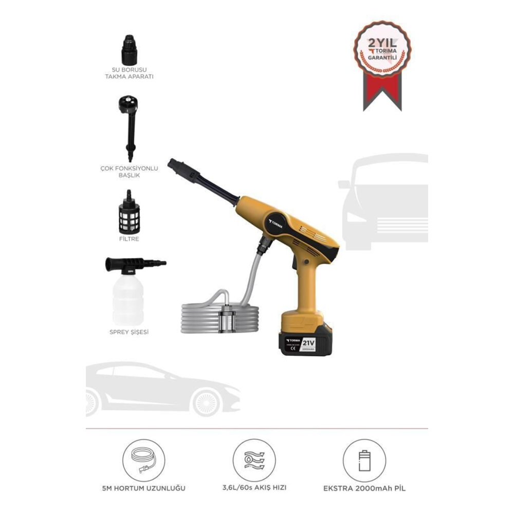 TORİMA BASINÇLI ARAÇ YIKAMA D-015