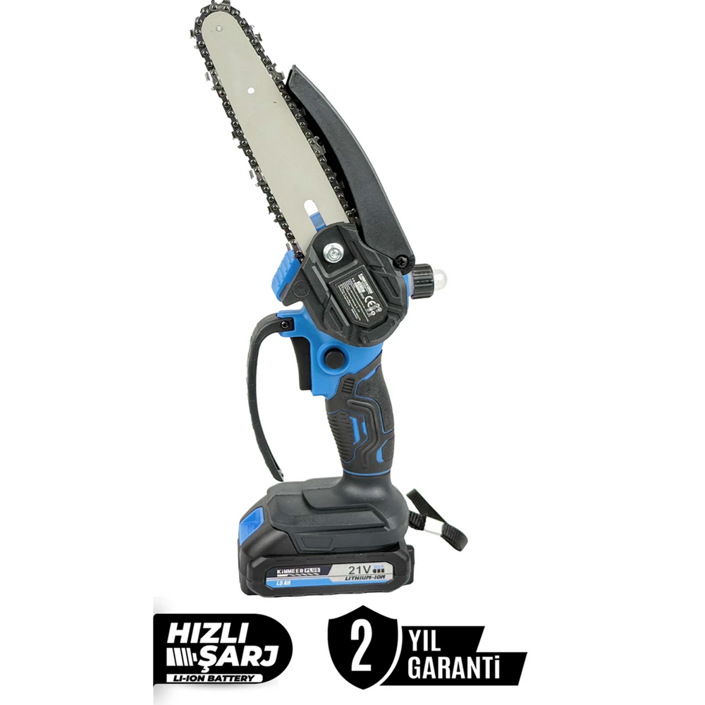 KİMMEER PLUS 2 Lİ SET ŞARJLI TIRPAN+TESTERE KM0027M MAVİ
