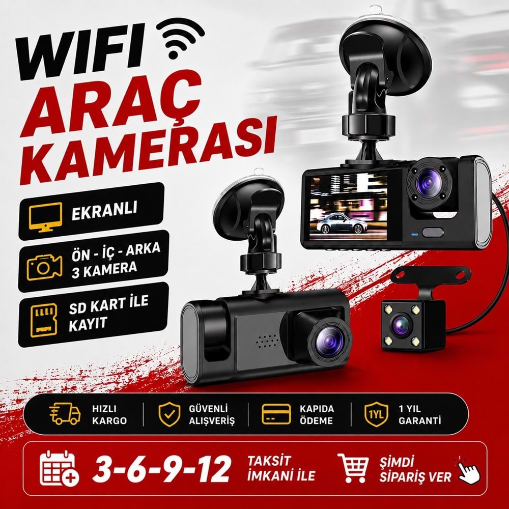 WİFİ DEX300 ARAÇ KAMERASI