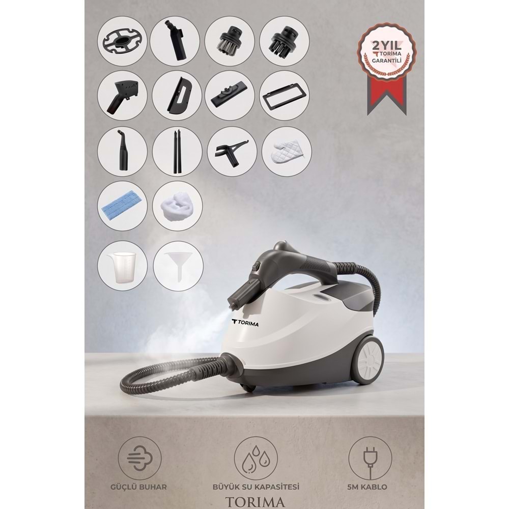 TORIMA CB-08C STEAM CLEANER WHITE