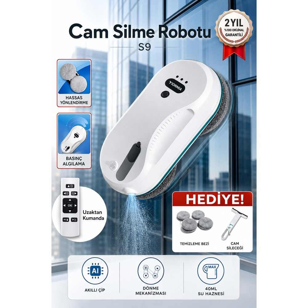 TORIMA S9 WINDOW CLEANING ROBOT WHITE