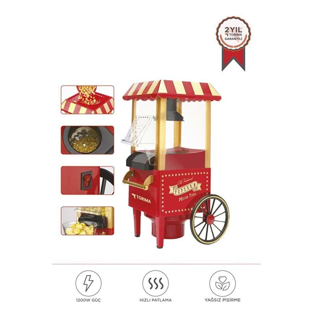 TORİMA TPM-01 RED POPCORN MACHINE