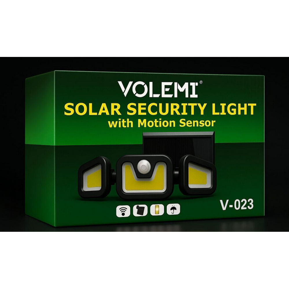 VOLEMİ SOLAR SECURİTY LİGHT V-023
