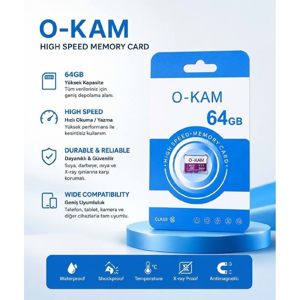 O-KAM 64 GB SD KART