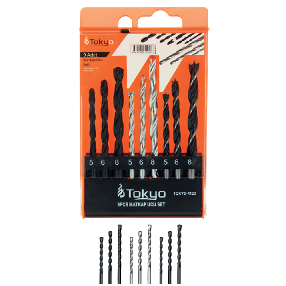 KINETEX D-9 TOKYO MATKAP UCU 9 PCS KTX-1123