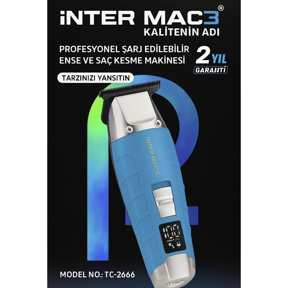 İNTER MAC3 PROFESYONEL TRAŞ MAKİNASI TC-2666
