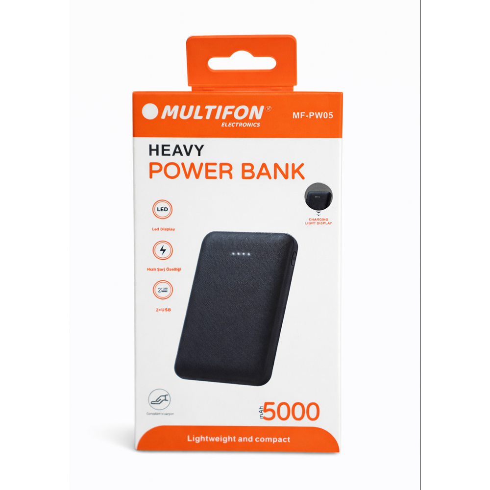 MULTIFON POWERBANK 5000 MAH MF-PW05