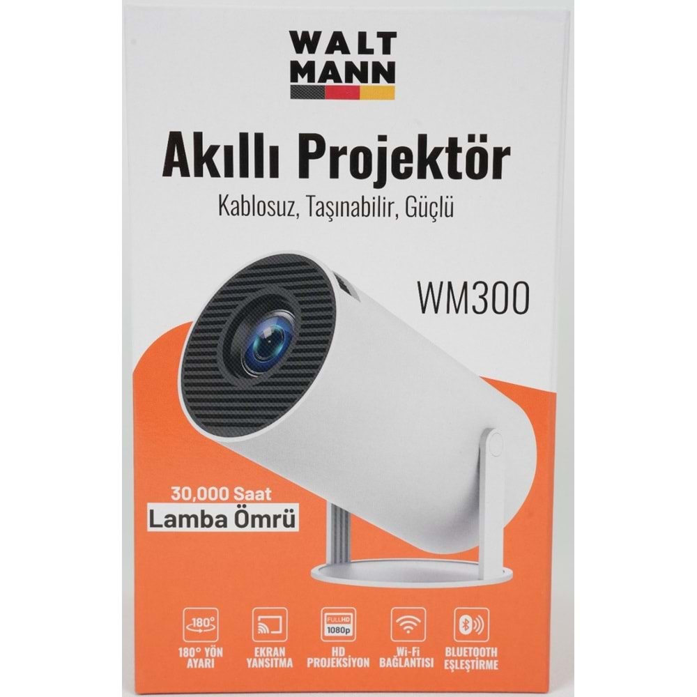 WALTMANN AKILLI PROJEKTÖR WM300