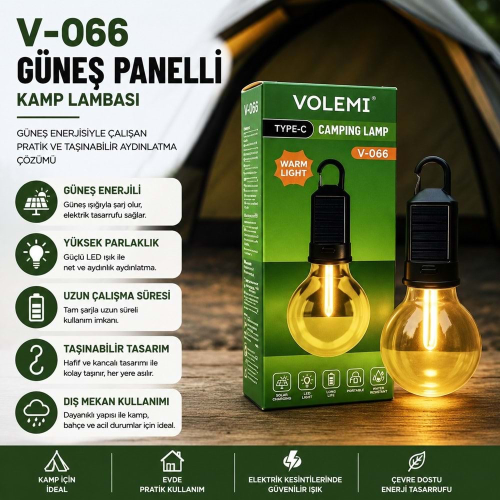 VOLEMİ CAMPİNG LİGHT V-066