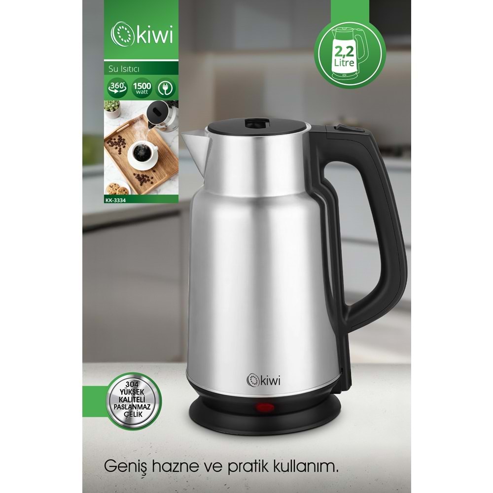 KİWİ KK-3334 METAL SU ISITICI