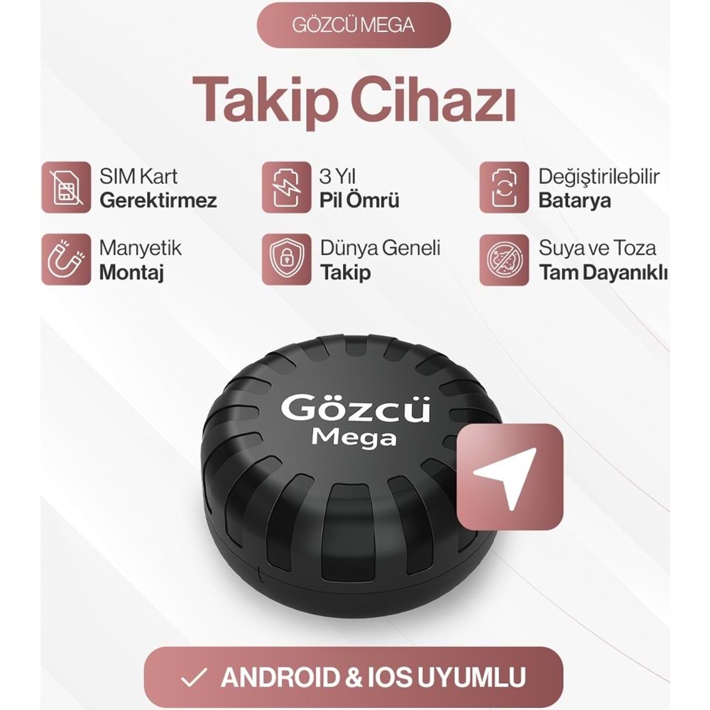 GÖZCÜ MOBİL TAKİP CİHAZI GÖZCÜ MEGA