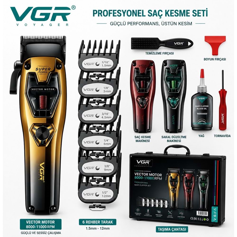 VGR VOYAGER V-668 TRAŞ MAKİNASI