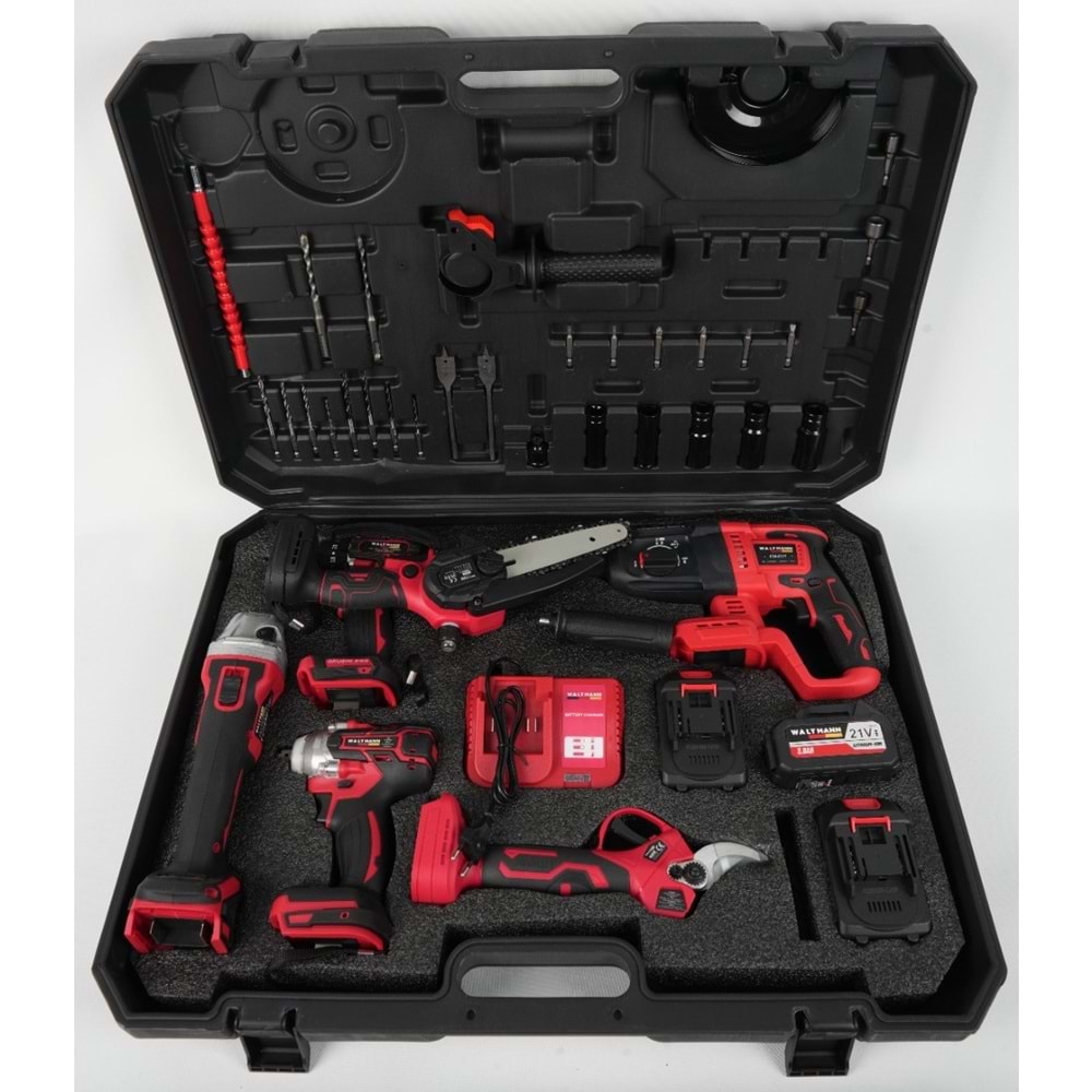 WALTMANN 6-LI SET KIRMIZI EP-001