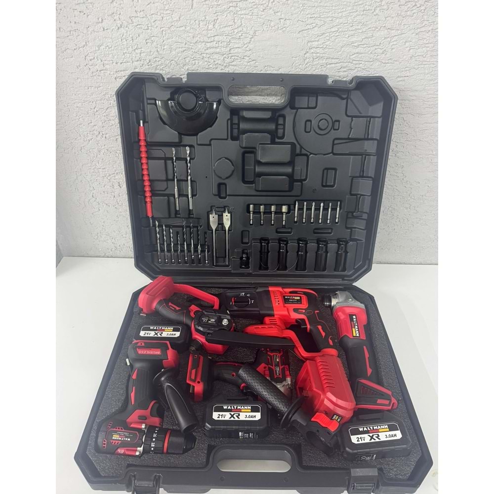 WALTMANN 5-Lİ SET KIRMIZI EP-002