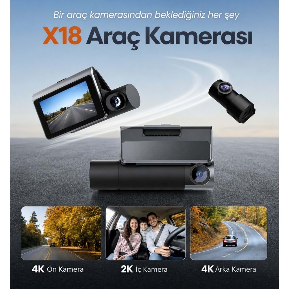 DEXTEL X18 ARAÇ KAMERASI