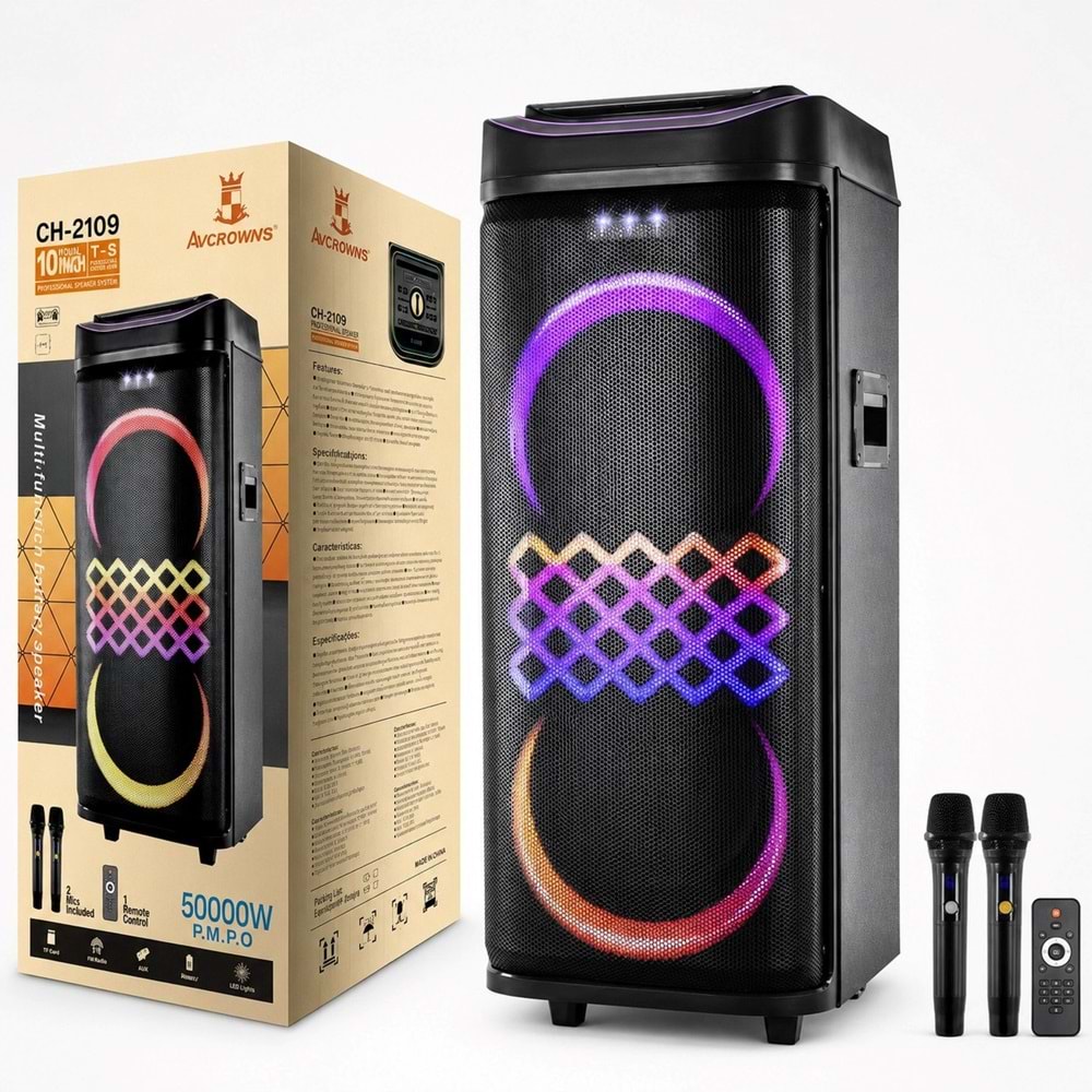 AVCROWNS CH-2109 WIRELESS SPEAKER