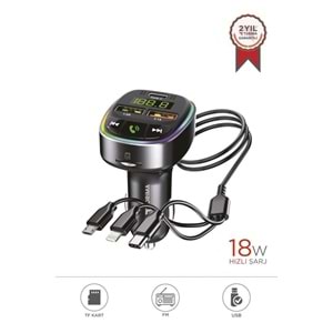 TORİMA TRASMITTER CAR CHARGER G15 BLACK