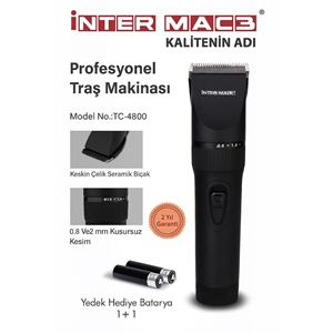 İNTER MAC3 PROFESYONEL TRAŞ MAKİNASI TC-4800
