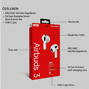 FB26 AİRBUDS 3 BT KULAKLIK