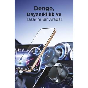 TORIMA JX-054 BLACK MAGNETIC PLASTIC PHONE HOLDER