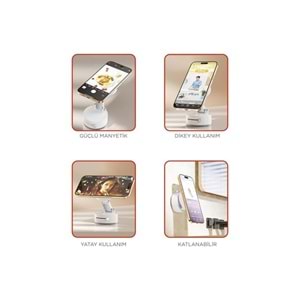 TORIMA JX-054 BLACK MAGNETIC PLASTIC PHONE HOLDER