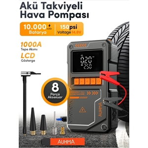 AUHMA JUMP STARTER & CAR AİR PUMP A8822
