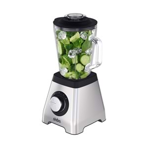 SİNBO SHB-7519 TURBO DOĞRAYICI BLENDER BUZ KIRICI 6LIBIÇAK PASLANMAZ ÇELİK & 1.5LT CAM HAZNE