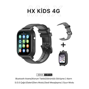 HARVOX 4G MAX 3KORDONLU ÇOCUK SAAT HX KİDS 4G-MAX