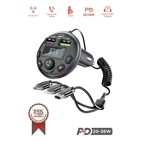 TORİMA CAR WIRELESS FM MODULATOR G14 36W