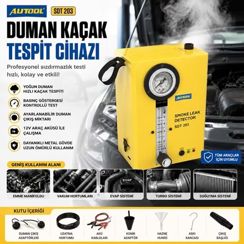 AUTOOL SMOKE LEAK DETECTOR DUMAN DEDEKTÖRÜ