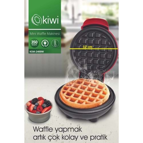 KİWİ KSM-2400W WAFFLE MAKİNESİ