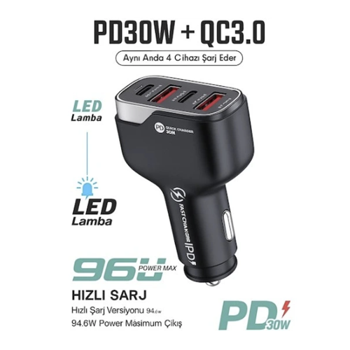 CARBOON RAPİD CHARGE PD ADAPTER MS-CC216 96W
