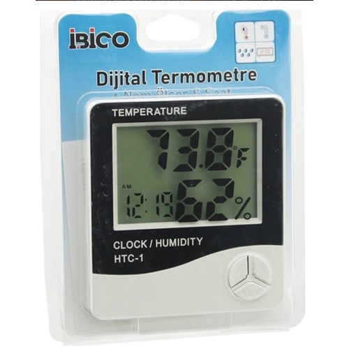 İBİCO İ11-002 DİJİTAL SICAKLIK GÖSTERGELİ SAAT (TERMOSTAT)