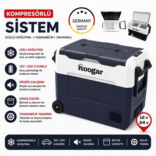 HOOGAR ARAÇ BUZDOLABI EA-55 47 LİTRE