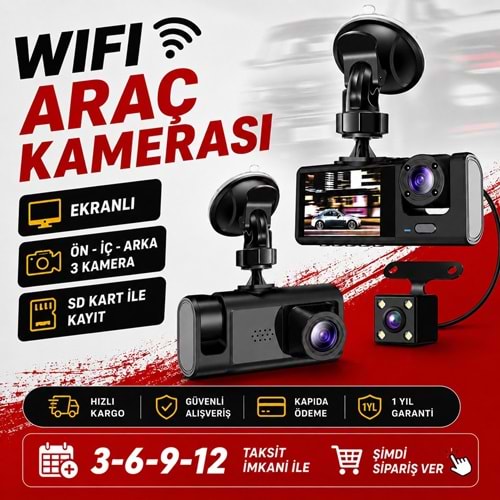 WİFİ DEX300 ARAÇ KAMERASI
