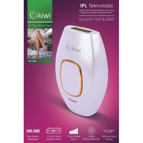 KİWİ KEP-6835 TÜY ALMA CİHAZI