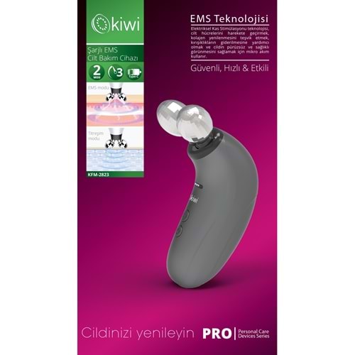 KİWİ DEEP KFM-2823 ŞARJLI EMS CİLT BAKIM CİHAZI