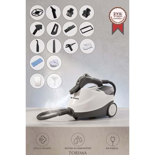 TORIMA CB-08C STEAM CLEANER WHITE