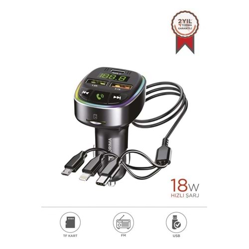 TORIMA G15 BLACK TRANSMITTER CAR CHARGER