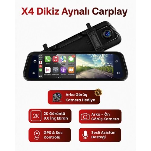 SY X4 DİKİZ AYNALI CARPLAY