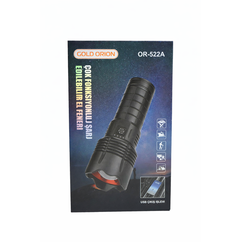 GOLD-ORİON OR-522A ÇOK FONKSİYONLU FENER