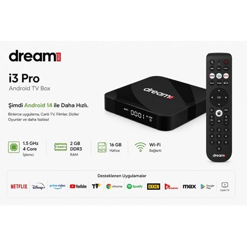 DREAM İ3 PRO ANDROİD TV