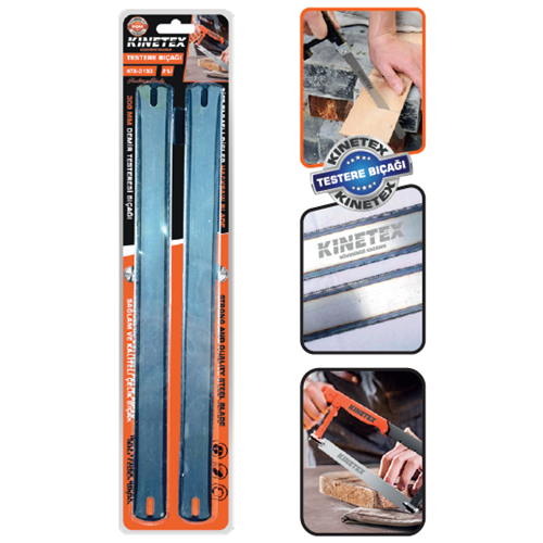 KINETEX C-6 DEMİR TESTERE AĞZI 2 PCS KTX-3193