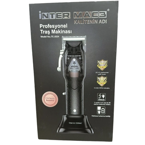 İNTER MAC3 PROFESYONEL TRAŞ MAKİNASI TC-2024